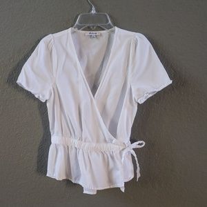 NWOT  Madewell wrap blouse
